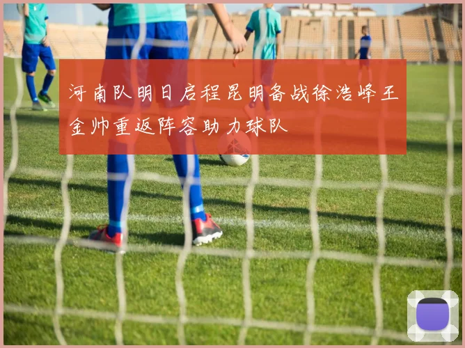 河南队明日启程昆明备战徐浩峰王金帅重返阵容助力球队